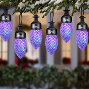 Gemmy Multicolor Diamond Sparkle C9 Light String SET OF 4 BOXES